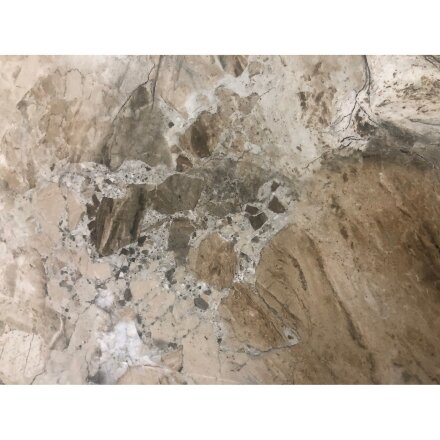 Стол CORNER 120 GLOSS ATHENS BROWN SINTERED STONE / BLACK М-City 