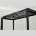 Стол CORNER 120 GLOSS ATHENS BROWN SINTERED STONE / BLACK М-City 