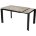 Стол CORNER 120 GLOSS ATHENS BROWN SINTERED STONE / BLACK М-City 