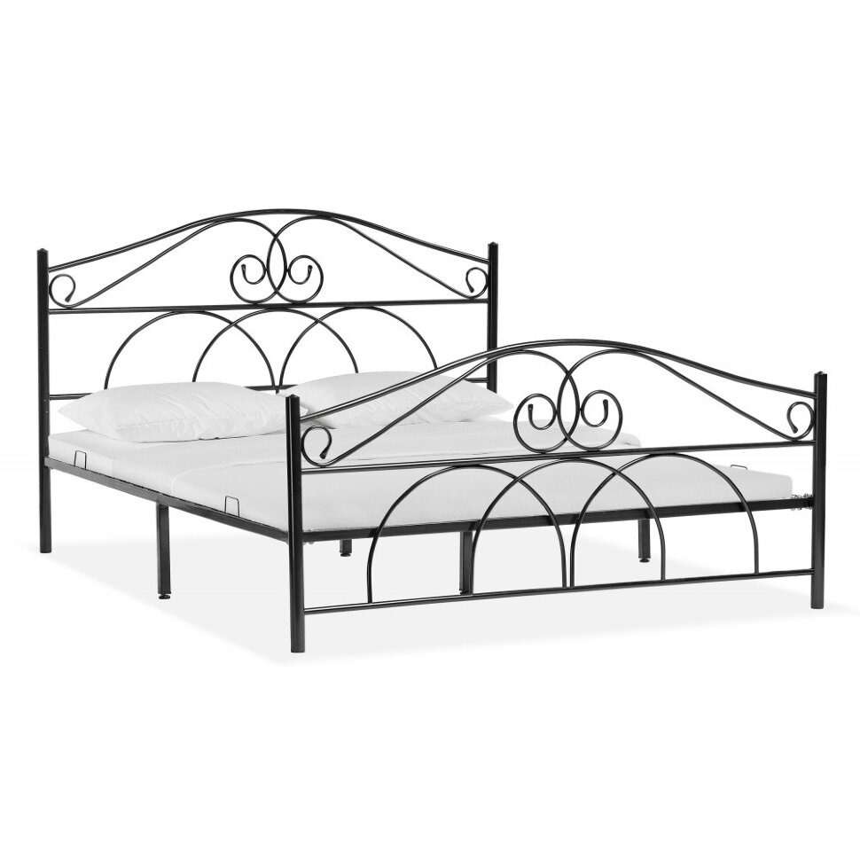 Кровать Морика 160х200 черная Кровать Морика 160х200 черная