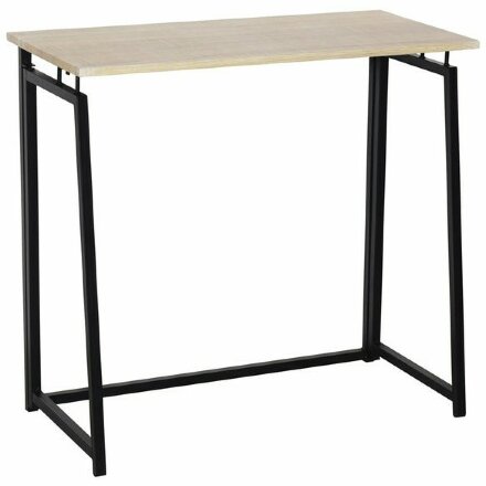 Стол на металлокаркасе BRABIX &quot;LOFT CD-001&quot;, 800х440х740 мм, складной, цвет дуб натуральный, 641211 