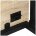 Стол на металлокаркасе BRABIX &quot;LOFT CD-001&quot;, 800х440х740 мм, складной, цвет дуб натуральный, 641211 