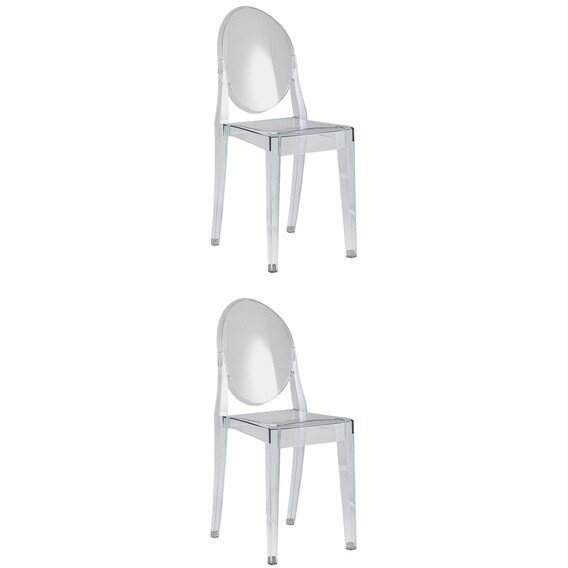 Стул Victoria Ghost NEW прозрачный 2 шт. Стул Victoria Ghost NEW прозрачный 2 шт.