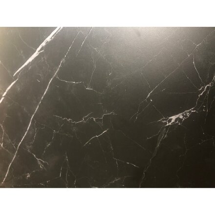 Стол CORNER 120 MATT BLACK MARBLE SOLID CERAMIC / BLACK, ®DISAUR 
