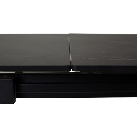 Стол CORNER 120 MATT BLACK MARBLE SOLID CERAMIC / BLACK, ®DISAUR 