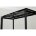 Стол CORNER 120 MATT BLACK MARBLE SOLID CERAMIC / BLACK, ®DISAUR 