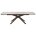 Стол EDER 160 GLOSS AMBER JADE SOLID CERAMIC / Орех, ®DISAUR 