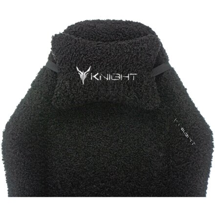 Геймерское кресло Бюрократ компьютерное игровое Knight T1 черный экомех с подголов. крестовина металл 