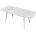 Стол ELIOT 120 GLOSS STATUARIO WHITE SOLID CERAMIC / WHITE, ®DISAUR 
