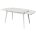 Стол ELIOT 120 GLOSS STATUARIO WHITE SOLID CERAMIC / WHITE, ®DISAUR 
