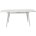 Стол ELIOT 120 GLOSS STATUARIO WHITE SOLID CERAMIC / WHITE, ®DISAUR 