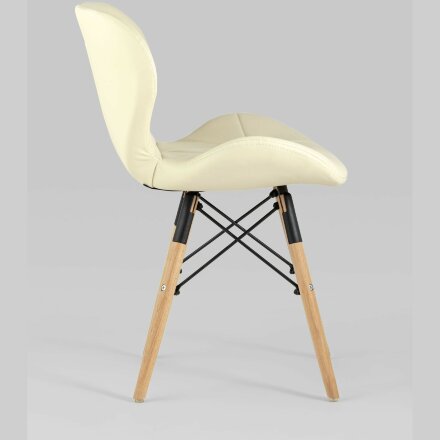 Стул Stool Group для кухни Бон экокожа бежевый ножки дерево 4 шт. 