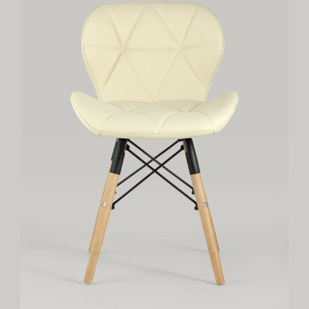 Стул Stool Group для кухни Бон экокожа бежевый ножки дерево 4 шт. 