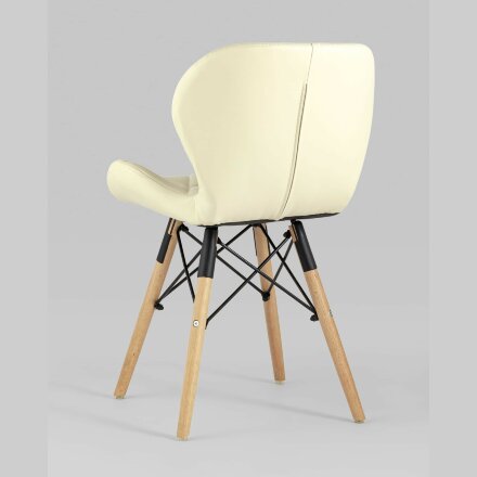 Стул Stool Group для кухни Бон экокожа бежевый ножки дерево 4 шт. 