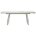 Стол LUGO 140 GLOSS STATUARIO WHITE SINTERED STONE/ WHITE М-City 
