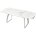 Стол LUGO 140 GLOSS STATUARIO WHITE SINTERED STONE/ WHITE М-City 