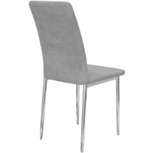 Стул DikLine ТЕКС каркас хром/ B22 GREY