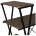 Стол на металлокаркасе BRABIX &quot;LOFT CD-004&quot;, 1200х535х1110 мм, 3 полки, цвет морёный дуб, 641218 