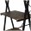 Стол на металлокаркасе BRABIX &quot;LOFT CD-004&quot;, 1200х535х1110 мм, 3 полки, цвет морёный дуб, 641218 