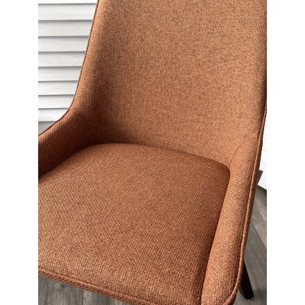 Стул CRISTIAN Orange Barrel-54, ткань / орех, ®DISAUR 