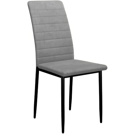 Стул DikLine ТЕКС каркас черный/ B22 GREY 