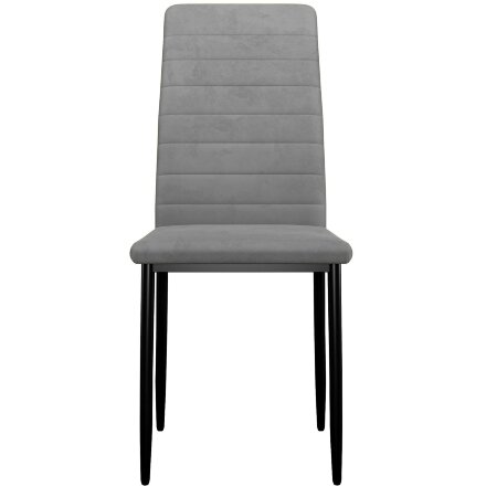 Стул DikLine ТЕКС каркас черный/ B22 GREY 