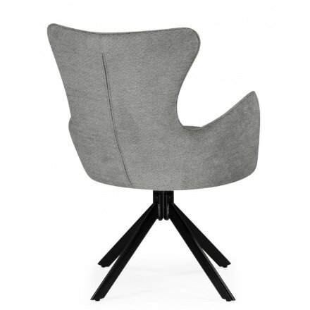 Стул на металлокаркасе Atlanta gray / black крутящийся 