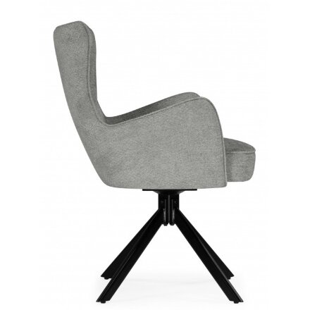 Стул на металлокаркасе Atlanta gray / black крутящийся 