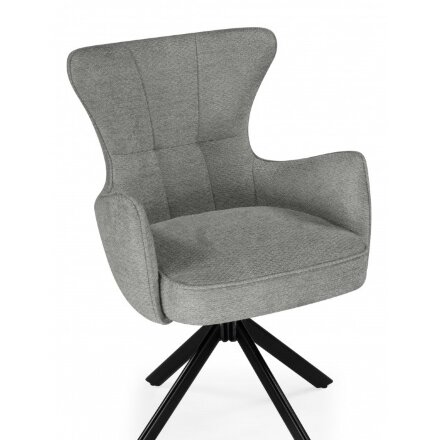 Стул на металлокаркасе Atlanta gray / black крутящийся 