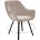 Стул DikLine 252 М поворотный, B03 BEIGE, ножки черные 