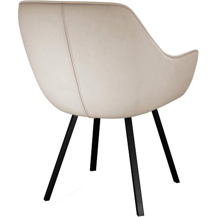 Стул DikLine 252 М поворотный, B03 BEIGE, ножки черные 