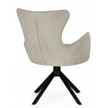 Стул на металлокаркасе Atlanta beige / black крутящийся 