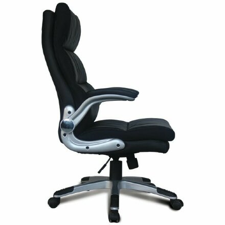 Кресло офисное BRABIX &quot;Fregat EX-510&quot;, рециклированная кожа, черное, 530863 Черный