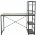Стол на металлокаркасе BRABIX &quot;LOFT CD-005&quot;, 1200х520х1200 мм, 3 полки, цвет дуб антик, 641222 