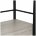 Стол на металлокаркасе BRABIX &quot;LOFT CD-005&quot;, 1200х520х1200 мм, 3 полки, цвет дуб антик, 641222 