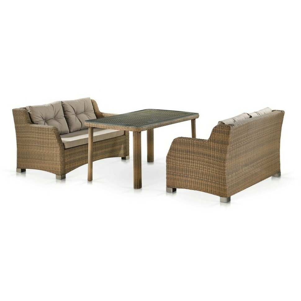 Комплект плетеной мебели T51B/S51B-W65 Light brown Комплект плетеной мебели T51B/S51B-W65 Light brown