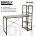 Стол на металлокаркасе BRABIX &quot;LOFT CD-005&quot;,1200х520х1200 мм, 3 полки, цвет дуб натуральный, 641223 