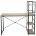 Стол на металлокаркасе BRABIX &quot;LOFT CD-005&quot;,1200х520х1200 мм, 3 полки, цвет дуб натуральный, 641223 