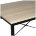 Стол на металлокаркасе BRABIX &quot;LOFT CD-005&quot;,1200х520х1200 мм, 3 полки, цвет дуб натуральный, 641223 
