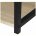 Стол на металлокаркасе BRABIX &quot;LOFT CD-005&quot;,1200х520х1200 мм, 3 полки, цвет дуб натуральный, 641223 