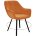 Стул DikLine 252 поворотный, B17 TERRACOTTA, ножки черные 