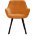 Стул DikLine 252 поворотный, B17 TERRACOTTA, ножки черные 