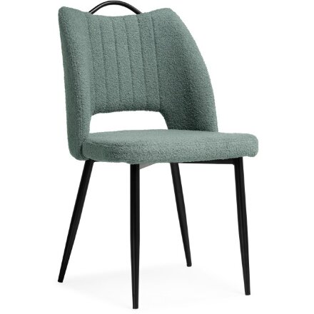 Стул на металлокаркасе Barton oliva / black 