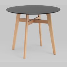 Стол обеденный Target Circle 90*90 черный
