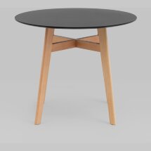 Стол обеденный Target Circle 90*90 черный