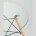 Стол Eames DSW D80 стеклянный 