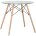 Стол Eames DSW D80 стеклянный 