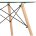 Стол Eames DSW D80 стеклянный 