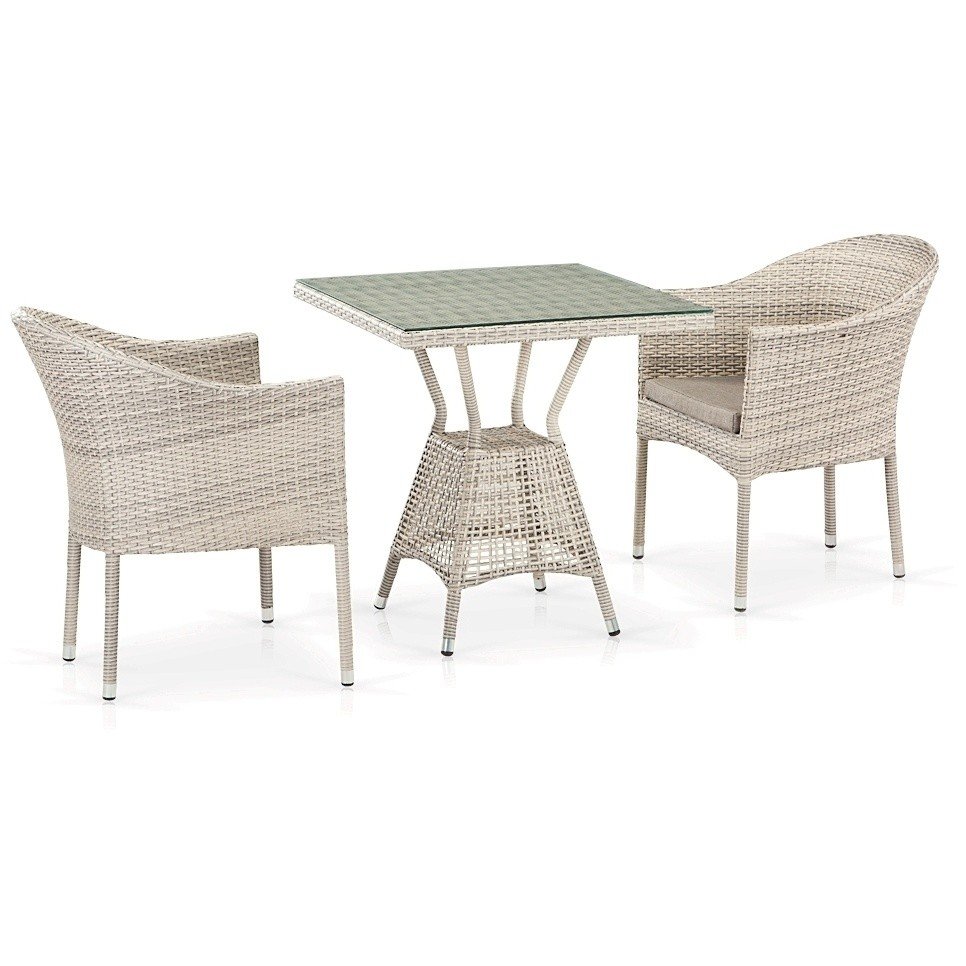 Комплект плетеной мебели T706/Y350-W85 2Pcs Latte Комплект плетеной мебели T706/Y350-W85 2Pcs Latte