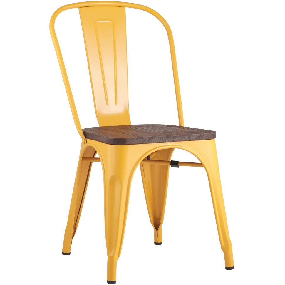 Стул TOLIX WOOD желтый Стул TOLIX WOOD желтый